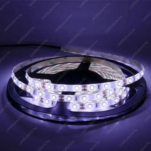 Led szalag IP65, vízálló, 60 led/m, 2835 chip, 590 Lumen, 6000K, hideg fehér. Life Light Led 2 év garancia! Led szalag LLSZIP65283560L2EVCWE 2 év gar.
