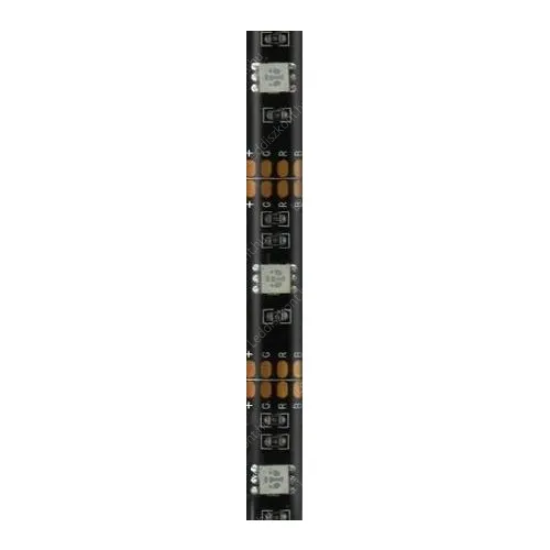 RGB Led szalag, 30 led/m, fekete nyák, 5050 chip, IP65 vízálló. Life Light Led 2 év garancia! Led szalag LLSZIP65505030L2EVBLRGB 2 év gar.