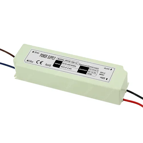 Led DC tápegység, 12,5A, 150W, IP65 vízálló. Life Light Led 2 év garancia! Led tápegység, vízálló LLTIP67V150W 2 év gar.