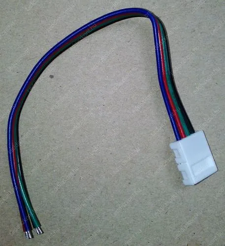 Led szalag forrasztás mentes betáp RGB. Life Light Led. Led szalaghoz betáp LSZBETAPRGB 1 év gar.