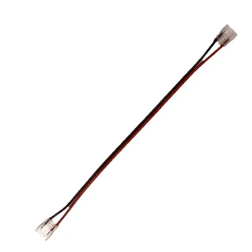 Forrasztás mentes betáp 8mm, COB Led szalaghoz és 2835 normál szalaghoz, egyszer használható, nem bontható! Led szalaghoz betáp LSZBETAPSARCOB8MM 1 év gar.