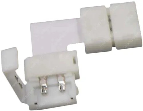 Led szalag sarokelem,8 mm, forrasztás nélküli, közvetlenül összedugható. Life Light Led. Led szalag sarok LSZSARFORRN8MM 1 év gar.