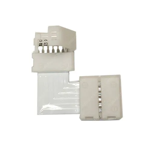 Led szalag sarokelem, RGBWCCT, forrasztás nélküli, közvetlenül összedugható, 12mm! Life Light Led. Led szalag sarok LSZSARFORRN12MMRGBCCT 1 év gar.