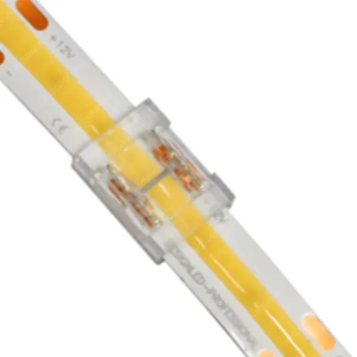 Led szalag toldó COB Led szalaghoz, 10 mm, forrasztás mentes. Life Light Led. Led szalaghoz toldó LSZTOLDOCOB10MM 1 év gar.