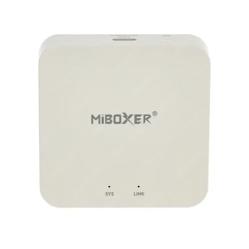 Mi-Light BOX2 Wifi Box-al saját Wifi hálózatán kapcsolhatja össze Mi-Light termékeit, majd telefonon távolról vagy hanggal is vezérelheti a Ledes termékeit! Led vezérlő MIBOXERWLBOX2 2 év gar.