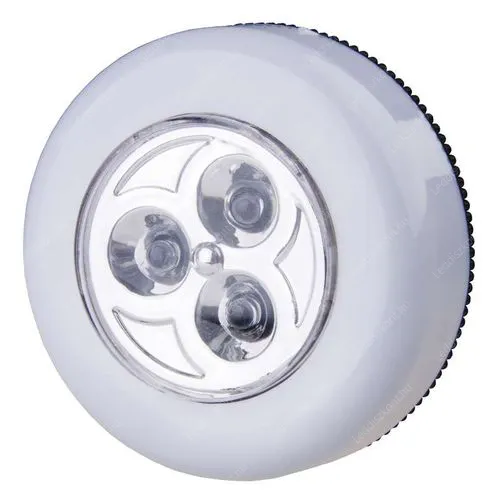 Led elemlámpa, szekrény világító, nyomásra be vagy kikapcsol! 3× AAA 1,5V tartozék! Led elemlámpa szekrény P3819SZEK 1 év gar.