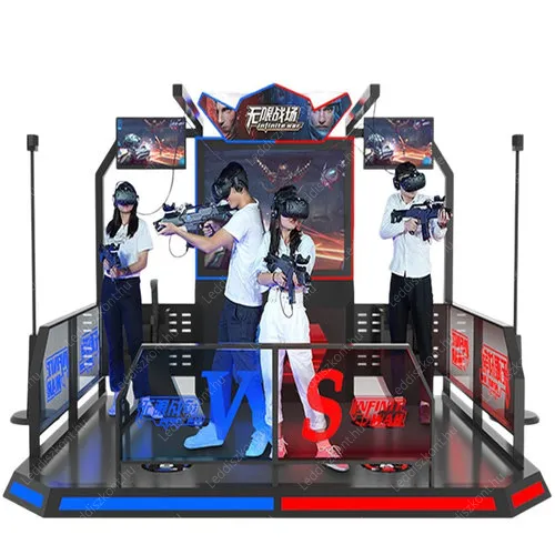 VR Infinite War. Pénzbedobós szimulátor. Végtelen háború 4 személyes taktikai puskás játék, 4K szemüveggel. 6db, 8-15 perces játékkal. VR Infinite War