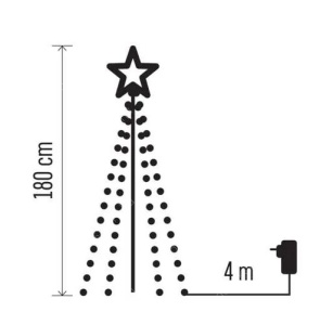 Karácsonyi Emos figura DCTW02FA 1 év gar. – 2. kép