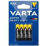 Varta Super Heavy Duty (Superlife) AAA /vékny ceruza/ féltartós mikró elem R03, 4 db-os csomagolás.