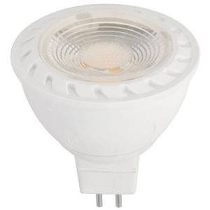Led MR16, 12V,  COB spot égő, 7W led, 700 Lumen, 38°, 4000K, közép fehér. Nem vibrál a fénye! Life Light Led 3 év garancia!
