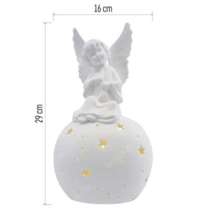 Karácsonyi Emos figura DCLW33ANGEL 1 év gar. – 2. kép